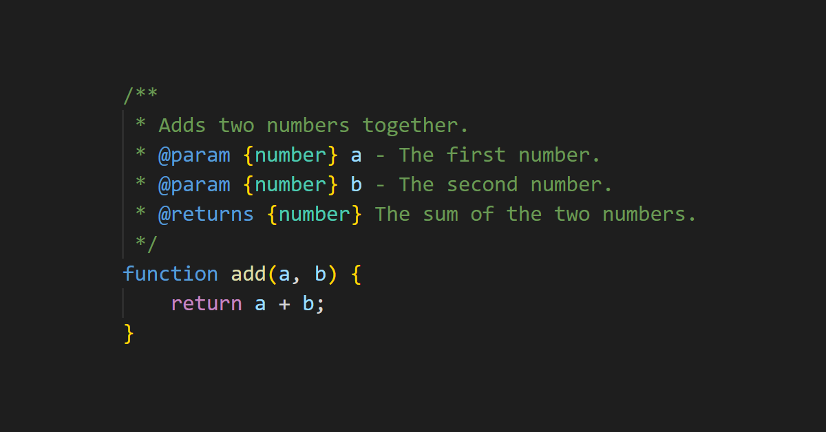 การทำ Code Document ในภาษา JavaScript